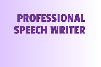 write a persuasive and motivational speech on any topic in 10 hrs