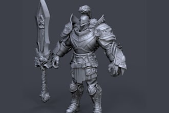 do 3d armor, 3d mask, 3d helmet, 3d knight, 3d weapon, 3d shield