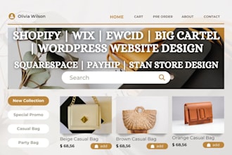 build bigcommerce opencart drupal shopify website design wordpress web builder