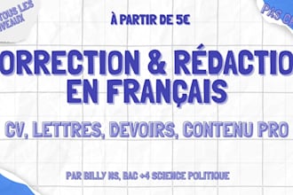 write proofread and improve your texts in french
