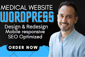 design redesign medical healthcare wordpress website medical website