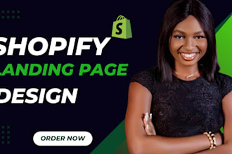 design shopify landing page,product landing page by pagefly, gempages