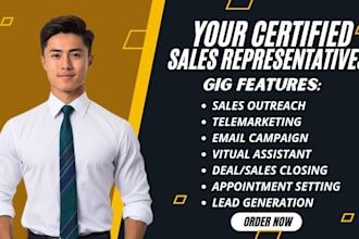 high ticket sales closer sales representative salesperson sdr telemarketing