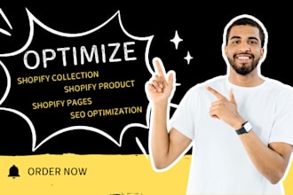 optimze your shopify product and collection pages for seo