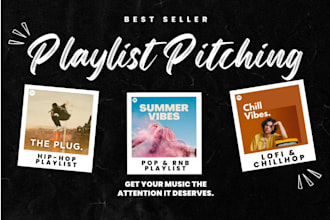 pitch your song to my personal network of spotify playlist curators
