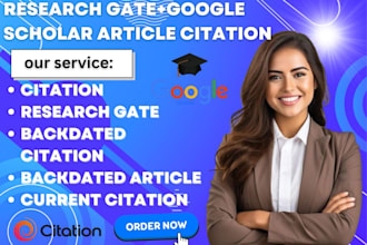 backdate write and publish article in high impact journals on google scholar