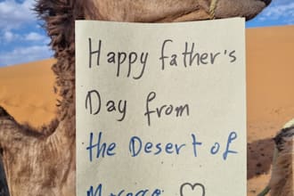 design a special fathers day greeting card message