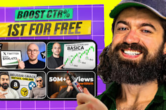 create youtube thumbnail in alex hormozi style