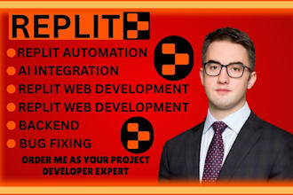 develop replit web app integrate apis to your replit project and ai automation