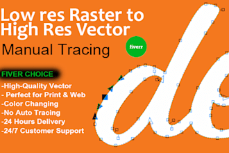 convert your complex logo into high res vector and change color