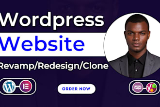 revamp wordpress website clone website redesign wordpress elementor website blog