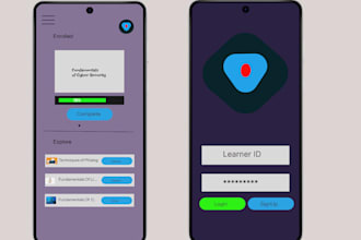 design premium mobile app UI for ios and android