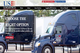 do wordpress logistics, trucking dispatch, moving company, and freight website
