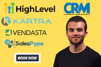 build and automate your gohighlevel, kartra, vendasta or salespype CRM