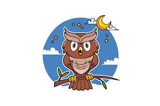 create exclusive and marvelous owl bird logo design