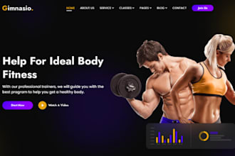 build squarespace health and fitness website corporate physical fitness website