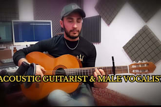produce soul acoustic guitar or piano country jingle  song as a male vocalist