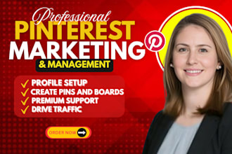 create SEO optimized pinterest pins design and marketing, post design