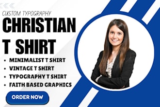 design typography christian t shirt, minimalist t shirt for etsy pod amazon