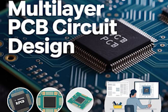 design pcb layout, schematic, circuit board in altium, kicad, eagle, orcad