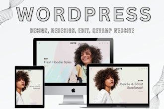 design,revamp, modify or develop a minimalist wordpress website