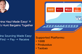 be your china sourcing agent for 1688 alibaba products