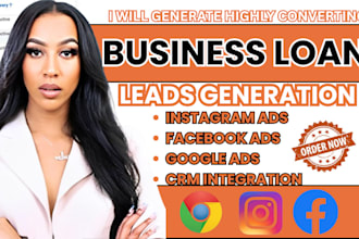 business loan leads sba loan leads startup loan leads facebook ads google ads