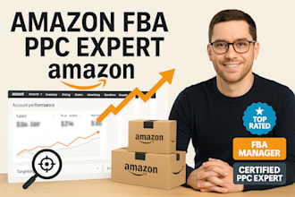 do amazon fba brand account management, amazon account manager and PPC expert