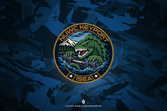 design a badass army logo or military patch