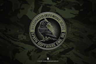 create a modern army logo or military patch badge