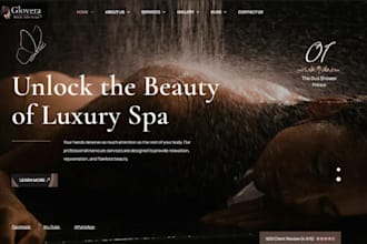 build squarespace beauty personal care website hair beauty saloon makeup website