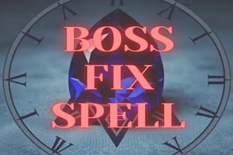 cast strong boss spell, spell casting, workplace energy white magic