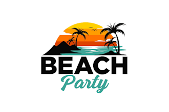 create professional and specially palm beach logo design