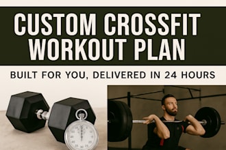 create a custom crossfit workout plan based on your goals