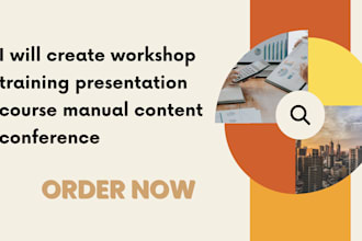 create workshop training presentation course manual content conference