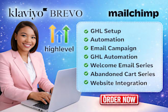 mailchimp brevo email sequence klaviyo brevo automation go high level workflow