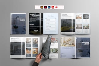 design professional company profiles,brochures, annual reports,or product catlog