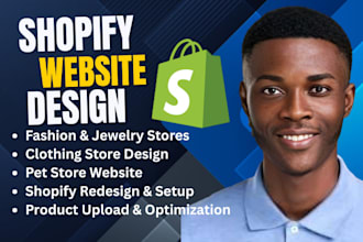 create a shopify fashion website for clothing or dropshipping brands