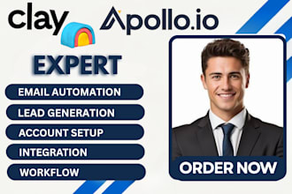 setup clay com workflow apollo io sequence apollo automation clay crm enrichment