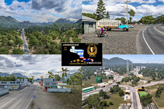 create custom mods, scripts, maps for beamng, ets2, ats, and fs22