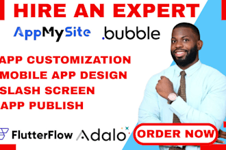 do app publish mobile app design on adalo flutterflow bubble io appmysite expert