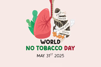 design creative school or awareness posters for your project