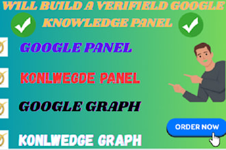 build a verified knowledge panel, for personal or company
