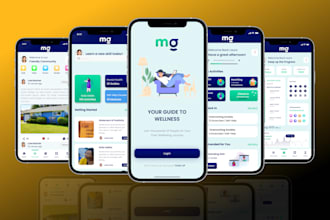 design modern UI UX mobile app, saas dashboard and website UI in figma