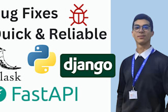 fix bugs or errors in your django or backend API code