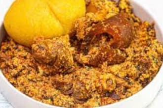 make eba and egusi soup for you