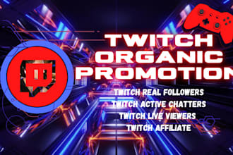 do organic skyrocket your twitch channel to attain live viewers and subscription