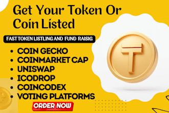 do token listing coin listing ico listing on coinmarketcap coingecko lbank mexc