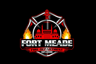 create attractive and imagination fire fighter logo design