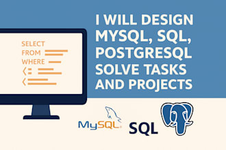 design mysql, sql, postgresql